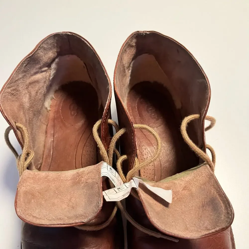 UGG Chukka Boot Size 11.5 Leighton Brown Leather Laceup